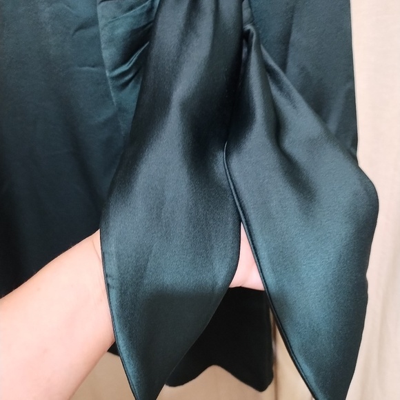 DKNY Side Knot Faux Wrap Dress Size 14 - Picture 4 of 8